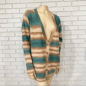 Intermix Gwyneth Space Dye Wool-Blend Cardigan - Size XL